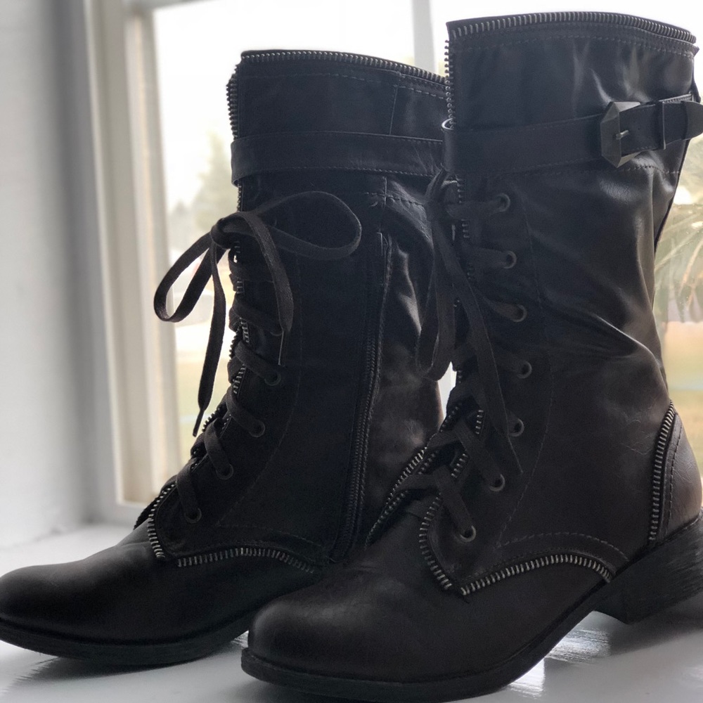 cute leather boots